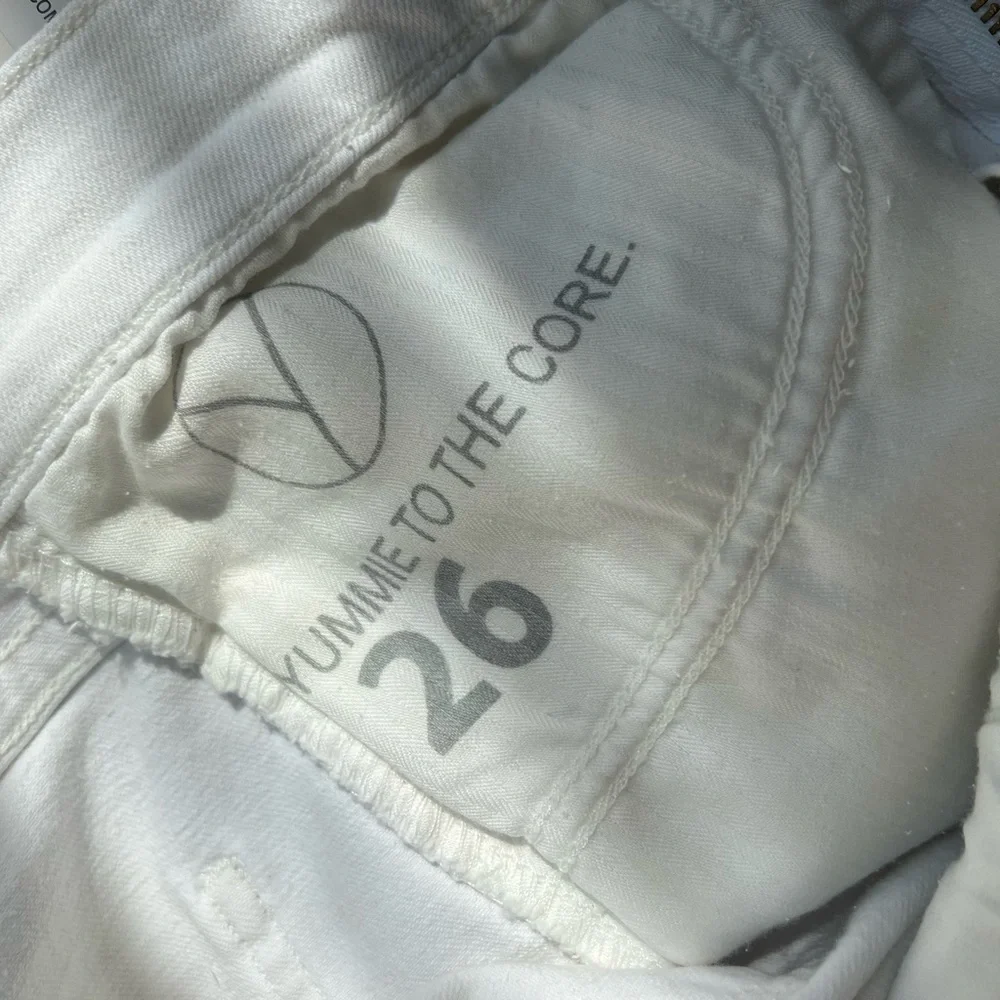 Yummie White Ankle Length Jeans size 26 - Picture 7 of 8
